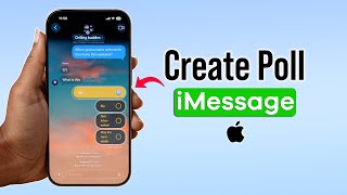 How to Create a Poll in iMessage on iPhone (iOS 26)