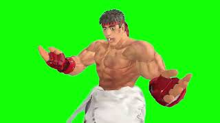 Ryu From Streets green screen