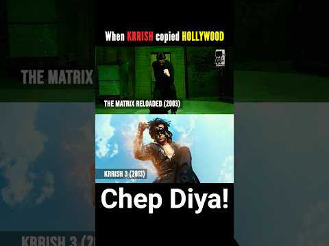Copycat#16 KRRISH copies from Spider-Man & The Matrix #bollywood #hollywood #amazingspiderman #neo