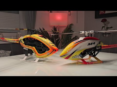 RC helicopters compared: SAB IL 420 pro vs M4 max