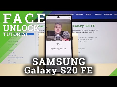 How to Allow Face Unlock in SAMSUNG Galaxy S20 FE – Face Recognition
