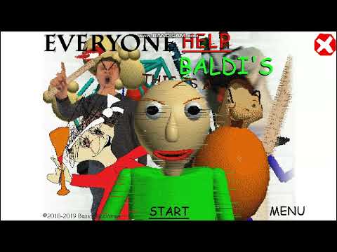 Everyone Helps Baldi's ‐ Baldi's Basics Mod