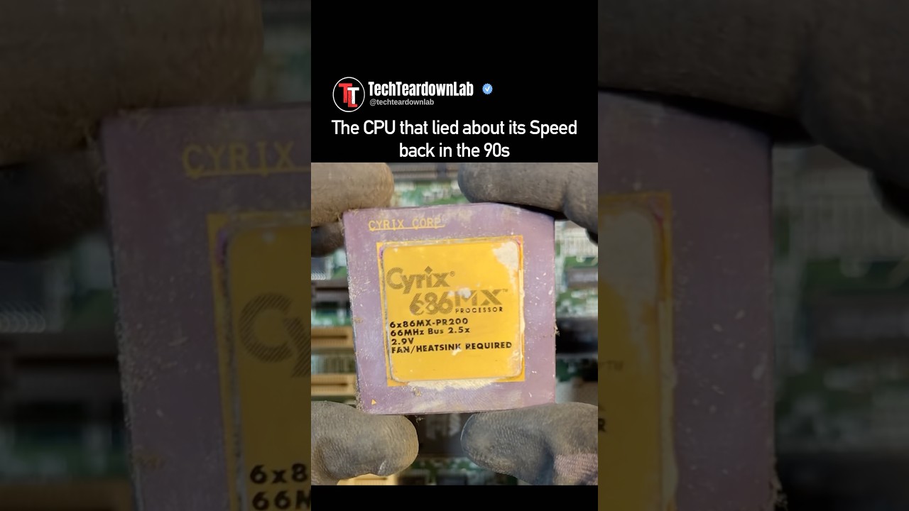 This CPU Wasn’t What It Said 😬