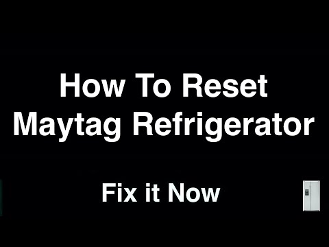 How To Reset Maytag Fridge  -  Fix it Now