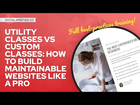 Utility Classes vs Custom Classes: How to Build Maintainable Websites Like a Pro