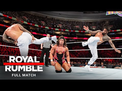 FULL MATCH - Usos vs Gable & Benjamin SmackDown Tag Titles 2-out-of-3 Falls Match: Royal Rumble 2018