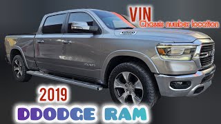 DODGE RAM 2019 VIN CHASSIS NUMBER LOCATION, CHASSIS NUMBER
