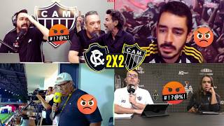 REAÇÕES DOS TORCEDORES DO ATLETICO-MG REVOLTADOS COM EMPATE EM 2 A 2 COM O REMO - BRASILEIRÃO 2026