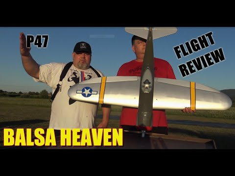 P-47 Thunderbolt Hangar 9 PNP BALSA 1435mm 4S power RC plane 58.4" Fun Scale Flight review