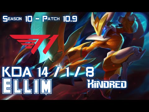 T1 Ellim KINDRED vs GRAVES Jungle - Patch 10.9 KR Ranked