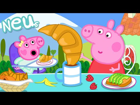 Peppa-Wutz-Geschichten ☕️ Das Riesen-Croissant  🥐 Videos für Kinder