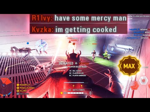 181 MAX MAUL KILLSTREAK against SALTY TRYHARDS | Supremacy | Star Wars Battlefront 2