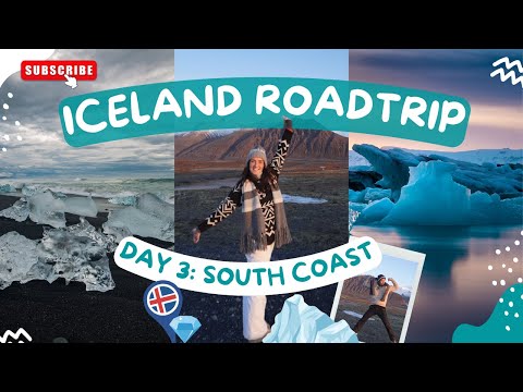 ICELAND ROADTRIP 🇮🇸 DAY 3| Is this the most beautiful place yet? - Diamond Beach & Glacier Lagoons!💎