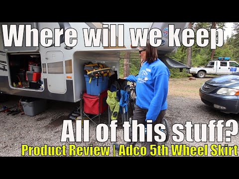 RV Storage Solutions | Product Review | Adco fifth Wheel Skirt