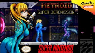 Metroid: Super Zero Mission + Zero Suit Samus | SM Hack [SNES]