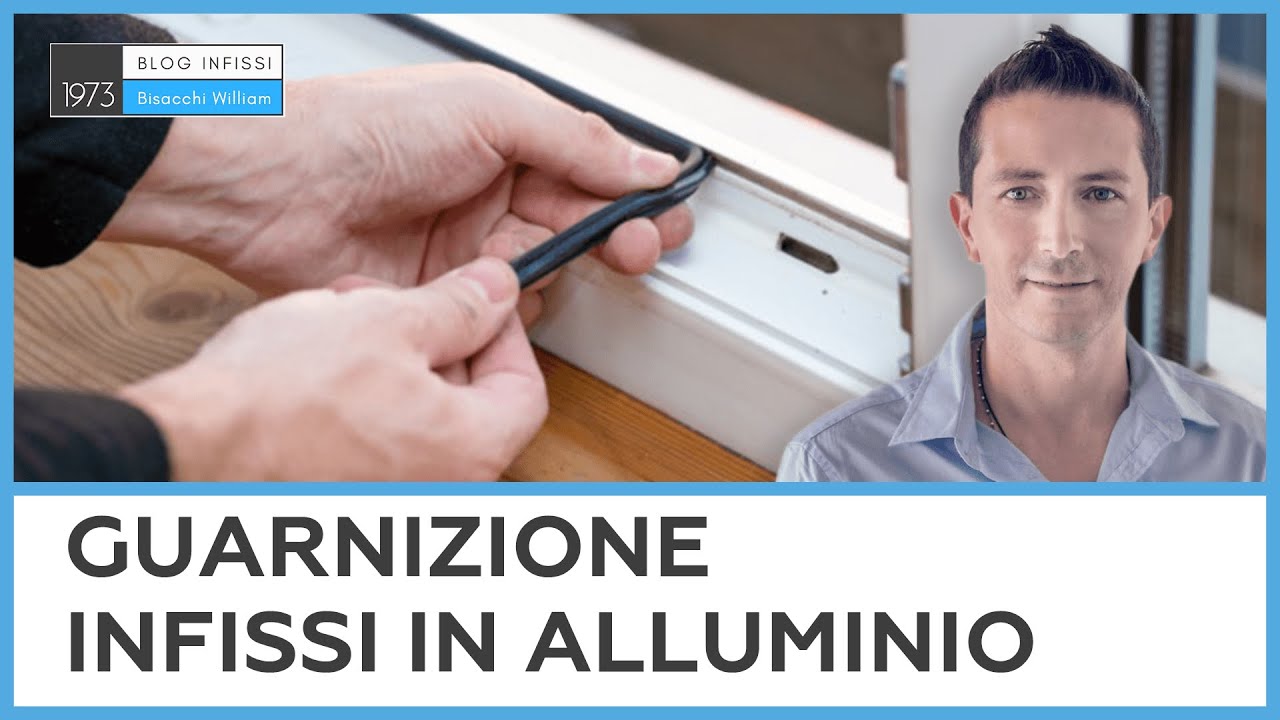 guarnizione di battuta per infissi in alluminio
