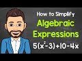 Simplifying Algebraic Expressions | Distributive Property & Combining Like Terms | Math with Mr. J