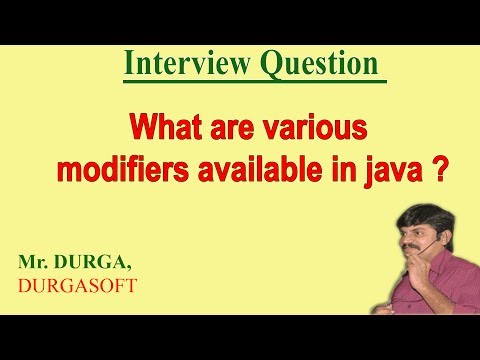 comment modifier java