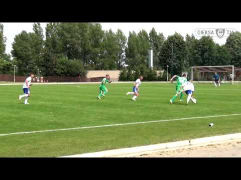 Fragmenty sparingu z Górnikiem Wałbrzych i rozmowy z zawodnikami (5 07 2014)