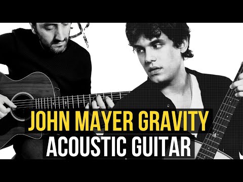 John Mayer Gravity Acoustic Guitar Lesson | Lead Guitar and Chords