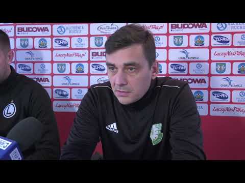 2019.11.03 Pelikan Łowicz - Legia II Warszawa  - konferencja pomeczowa