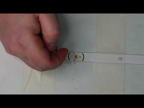 Диоды для ремонта подсветки телевизоров LG серии LB и LF 3535 6v 2w. Диоды Wooree WM35E2F-YR09B-eA