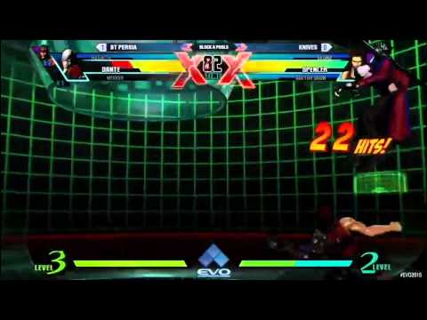 UMVC3 EVO 2015 Pools Knives vs BT Persia