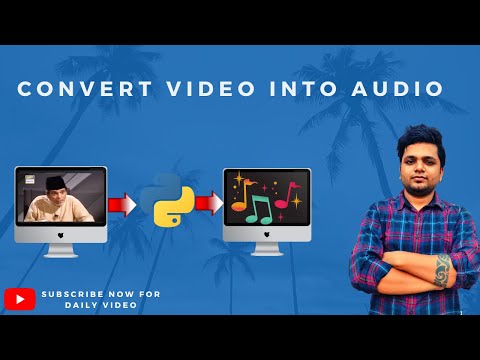 How To Convert Video Into Audio Using Pythonhindi Tutorialpython Project Learn Python
