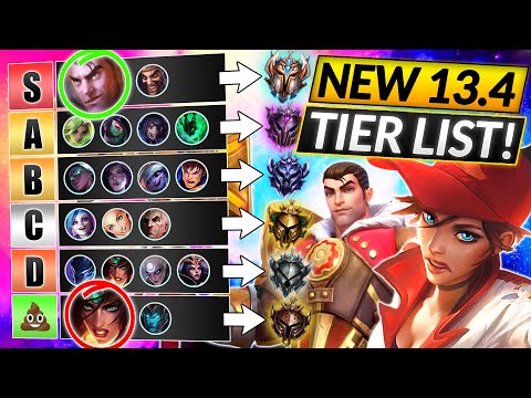 NEW Patch 13.4 TIER LIST (UPDATED!) - BEST META Champions to MAIN - LoL Update Guide