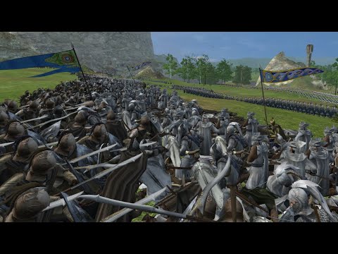 Silmarillion Total War: Elven Kinslaying over a Riverside Fortress