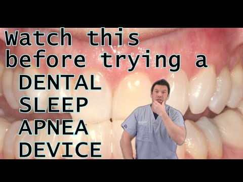 Watch this before trying a dental sleep apnea device