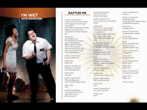 Book of Mormon - Baptize Me - Lyrics