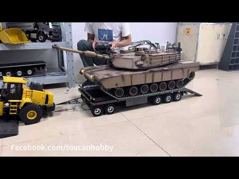 HL 1/8 full metal M1A2 abrams can be 360 degrees turret, are doing test now😎