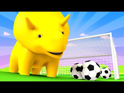 Lerne mit Dino - Fifa Spezial Folge - Die Spielregeln - Dino dem Dinosaurier 👶 Lehrreiche Cartoon