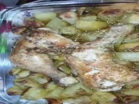 pollo e patate al forno