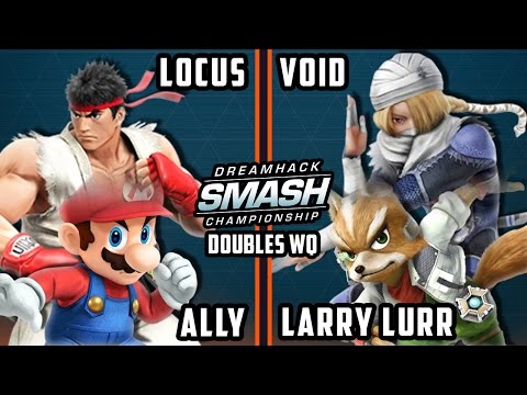 DHA 2017 SSB4 Doubles - MSF | Larry Lurr & CLG | VoiD Vs. C9 | Ally & Locus - Smash 4 WQ