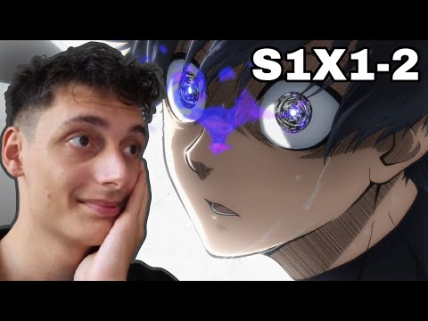 FOOTBALL FAN REACTS TO BLUE LOCK FOR THE FIRST TIME - First Time Watching Blue Lock Episode 1-2