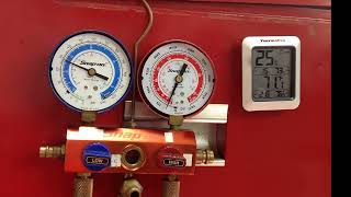 A/C gauge analysis diagnostics: 2006 Buick Lucerne TXV
