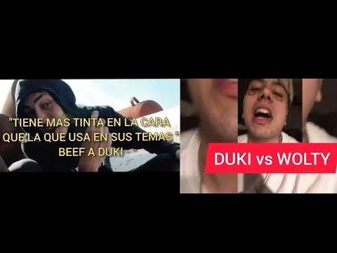 Wolty tira Beef a DUKI , NEO PISTEA Y COSCU. DUKI LE CONTESTA