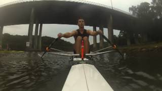 preview picture of video 'GoPro Rowing - 1x Mosman Rowing Club'