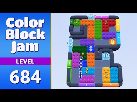 Color Block Jam Level 684 | Every Puzzle Solved! 🎯