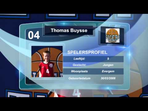 ploegvoorstelling U12B Tigers Evergem