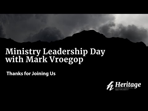 MLD 2025 with Mark Vroegop - Session #1: “Learning about Lament” (1/4)