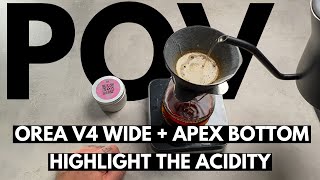 Day 21 Zambian Coffee with Orea V4 Wide | Flat Bottom Goes Conical