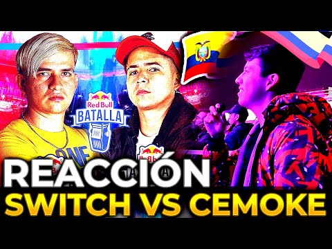 REACCIÓN EN DIRECTO A SWITCH vs CEMOKE - Semifinal | Red Bull Batalla Ecuador 2022🇪🇨