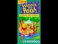 Opening Intervals And Closing To Winnie The Pooh Sharing And Caring 1994 VHS