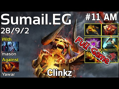 Sumail [EG] Clinkz - Dota 2 Full Game 7.17