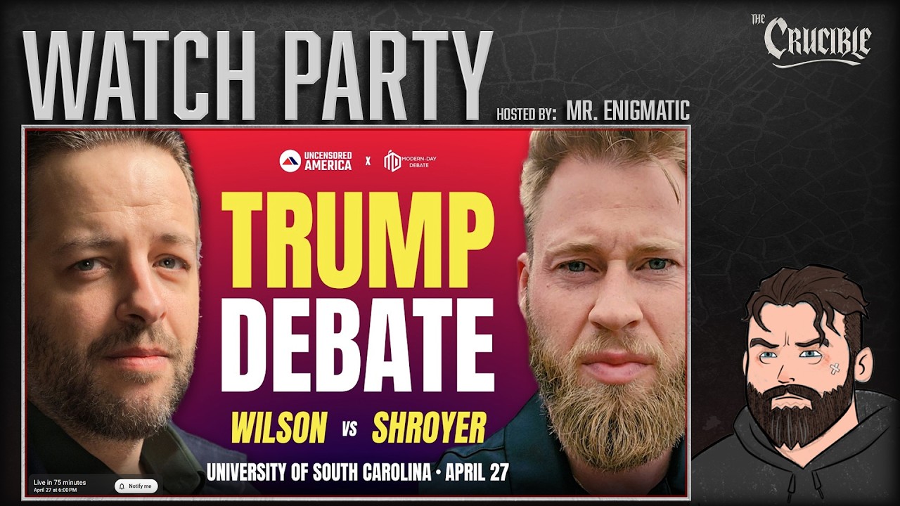 WATCH PARTY! Andrew Wilson vs Owen Shroyer: Trump Debate (4/27/26)