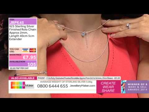 How To Make Boutique Jewellery - JewelleryMaker LIVE (am) 21/08/2015