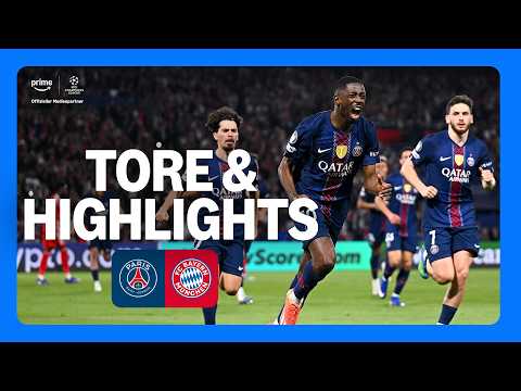 UEFA Champions League Paris Saint-Germain vs FC Bayern | Highlights und Tore